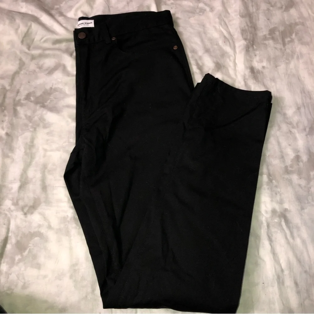 American Trench Black Slim Straight Jeans - Picture 1 of 5